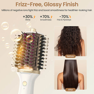 GOMYTH V1 4-in-1 Heated Comb & Blow Dryer Brush