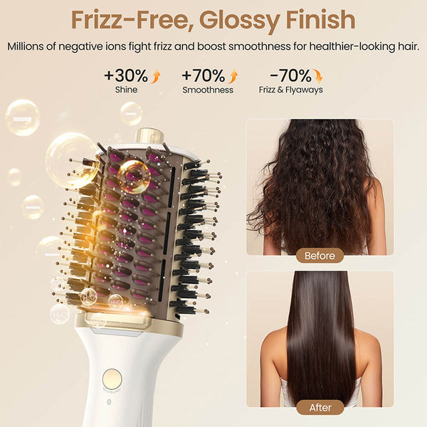 GOMYTH V1 4-in-1 Heated Comb & Blow Dryer Brush