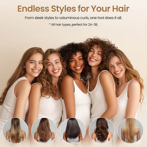 GOMYTH V1 4-in-1 Heated Comb & Blow Dryer Brush
