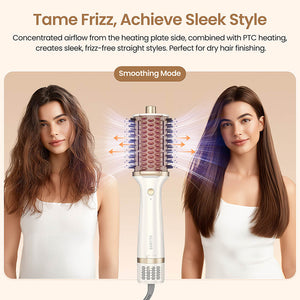 GOMYTH V1 4-in-1 Heated Comb & Blow Dryer Brush