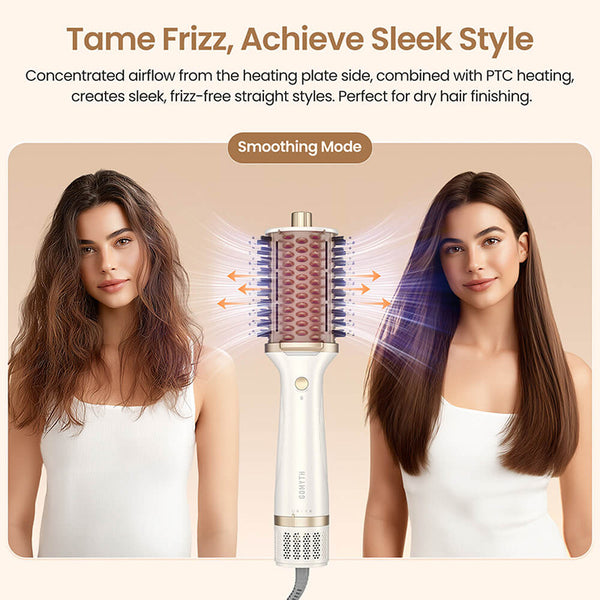 GOMYTH V1 4-in-1 Heated Comb & Blow Dryer Brush