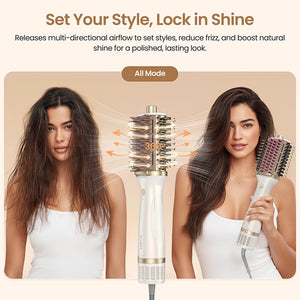 GOMYTH V1 4-in-1 Heated Comb & Blow Dryer Brush