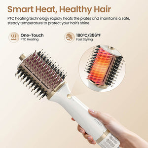 GOMYTH V1 4-in-1 Heated Comb & Blow Dryer Brush