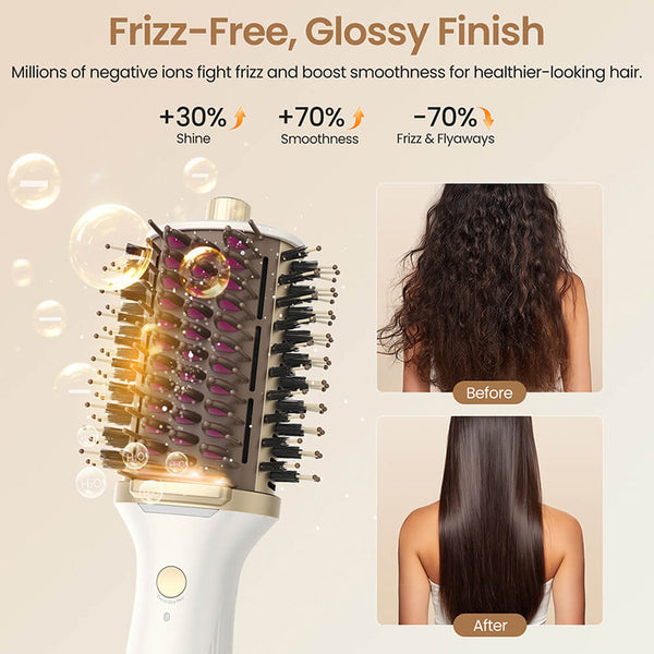 GOMYTH V1 4-in-1 Heated Comb & Blow Dryer Brush