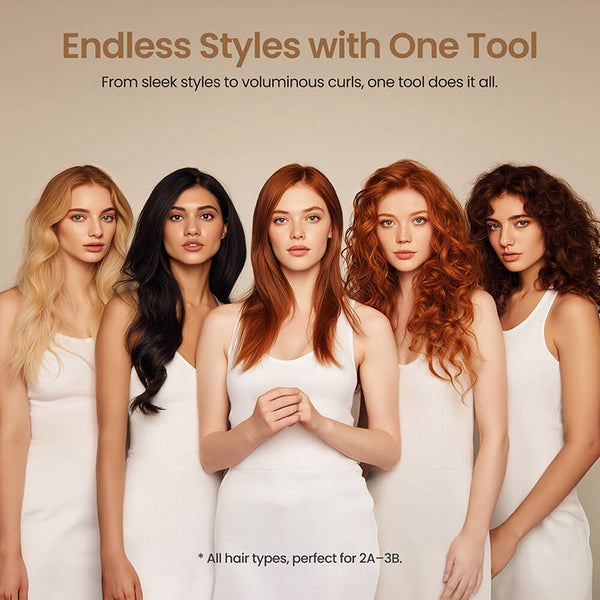 GOMYTH V1 4-in-1 Heated Comb & Blow Dryer Brush