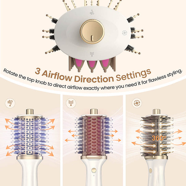 GOMYTH V1 4-in-1 Heated Comb & Blow Dryer Brush