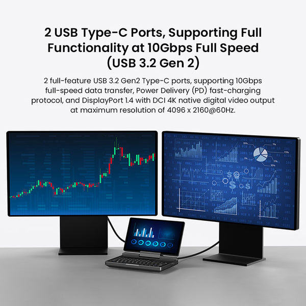 GPD MicroPC 2 Handheld Laptop ‌Linux Compatibility‌ Mini Work Computer
