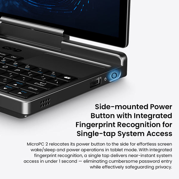 GPD MicroPC 2 Handheld Laptop ‌Linux Compatibility‌ Mini Work Computer
