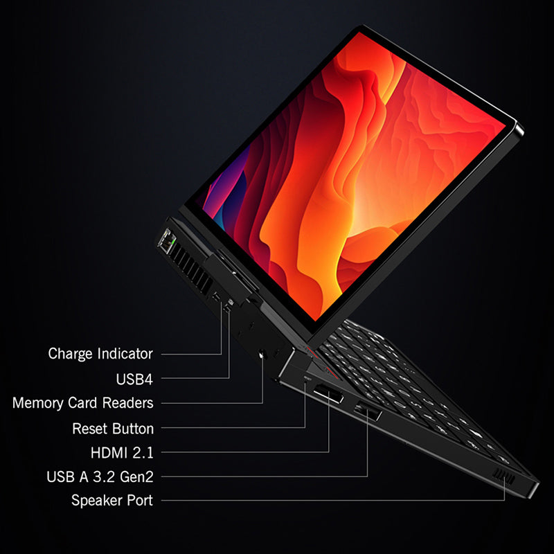 GPD Pocket 4 Handheld PC Ultra-Portable AI Modular Laptop - WhatGeek