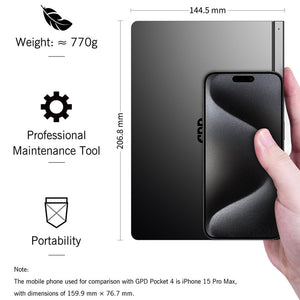 GPD Pocket 4 Handheld PC Ultra-Portable AI Modular Laptop