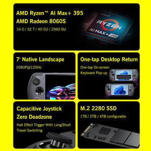 GPD WIN 5 Handheld Gaming PC Ryzen AI Max+ 395