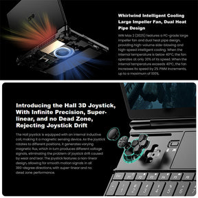 GPD WIN Max 2 2025 Handheld Gaming PC AMD Ryzen AI 9 HX 370