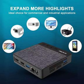 GXMO N4 Intel N4000 Mini PC Efficient Office Mini Computer