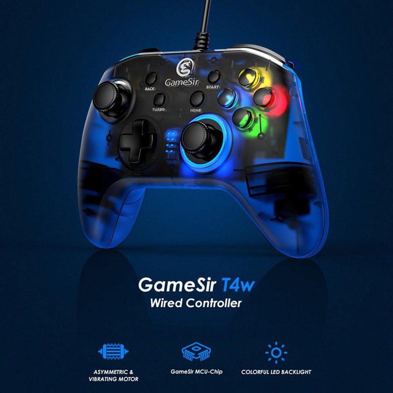 GameSir T4W Controller di gioco turbo cablato Gamepad