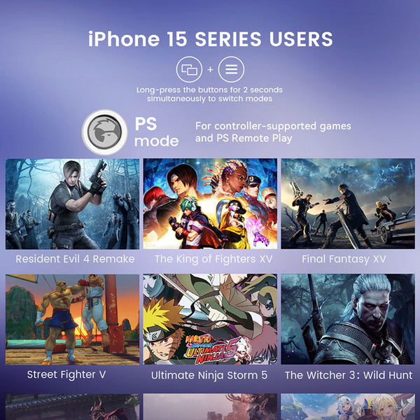GameSir G8 Type-C Mobile Gaming Controller, Compatible with Android & iPhone 15 Series