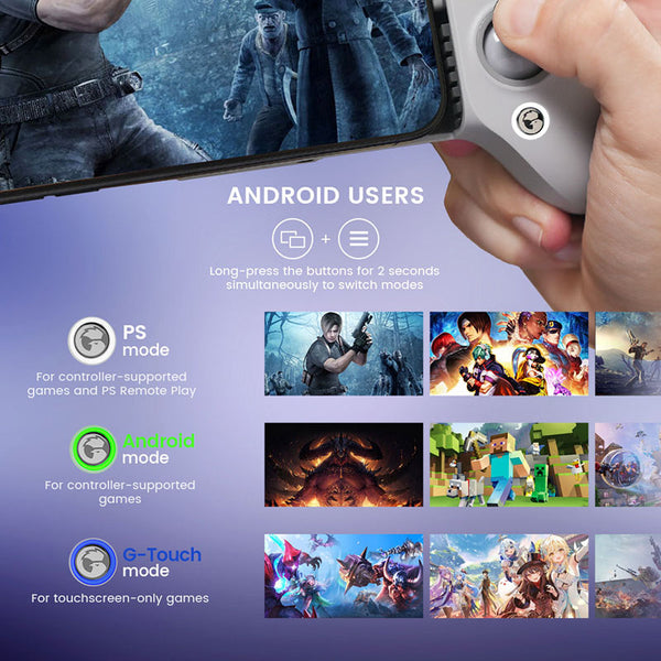 GameSir G8 Type-C Mobile Gaming Controller, Compatible with Android & iPhone 15 Series