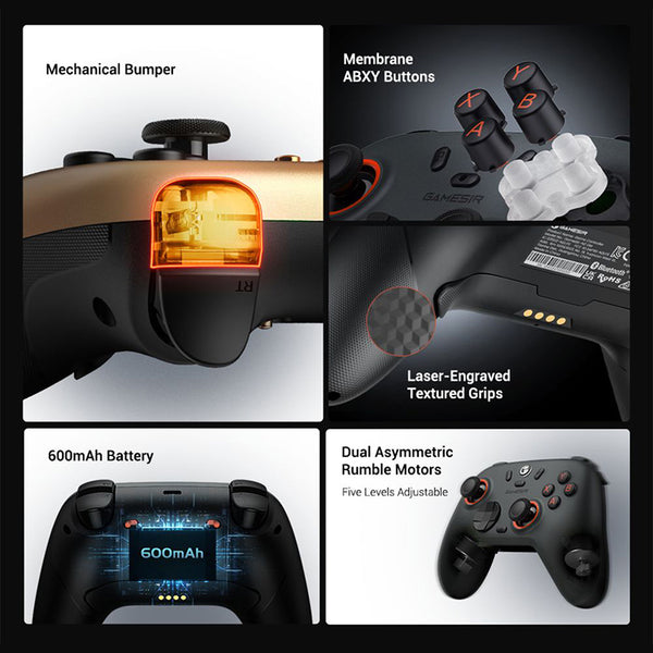 GameSir Nova 2 Lite Wireless Game Controller Hall Effect Analog Triggers