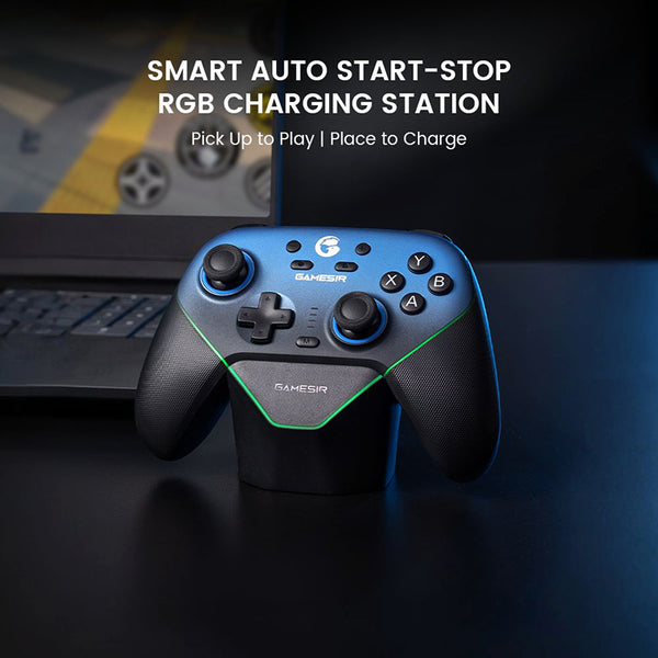 GameSir Super Nova Gaming Controller with Rubber Grips & RGB Lighting