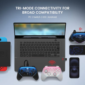 GameSir Super Nova Gaming Controller with Rubber Grips & RGB Lighting