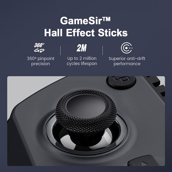 GameSir X5s Wireless Mobile Game Controller with Hall Effect Sticks