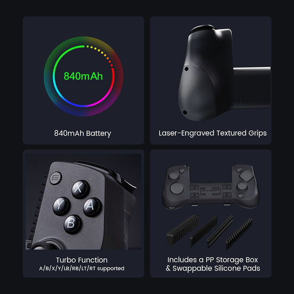 GameSir X5s Wireless Mobile Game Controller with Hall Effect Sticks