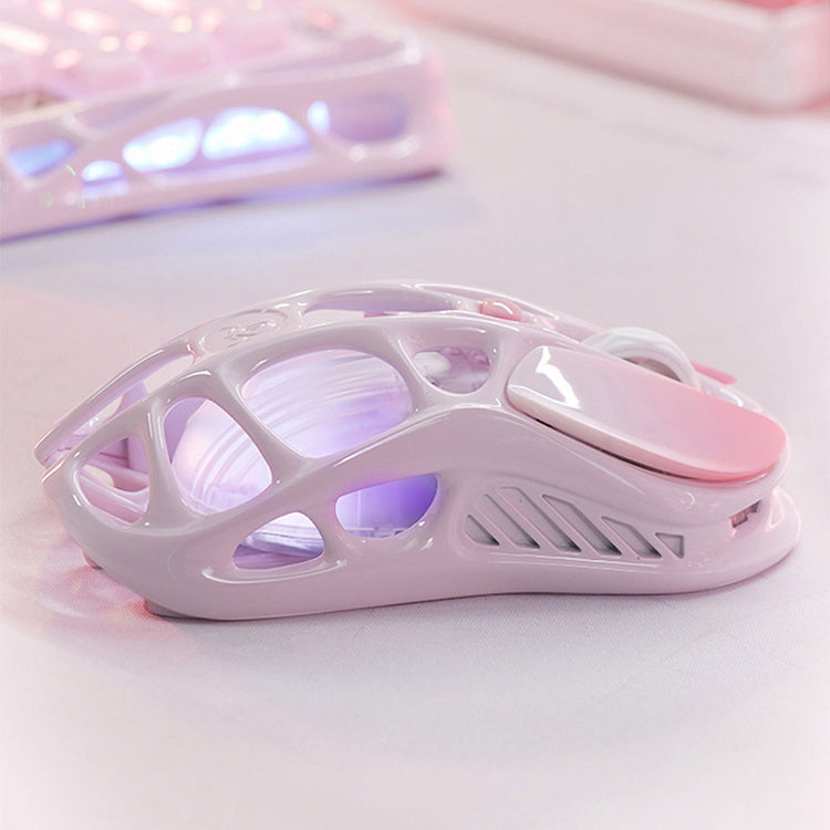 GravaStar Mercury M1 Pro – Mouse Gaming Wireless Con Sensore 26.000 DPI, Struttura In Magnesio, Tripla Modalità E RGB