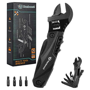 Hanboost M1 12-in-1 Multitool Wrench for Everyday Repairs and Outdoor Adventures