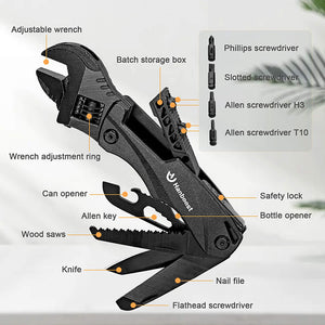 Hanboost M1 12-in-1 Multitool Wrench for Everyday Repairs and Outdoor Adventures