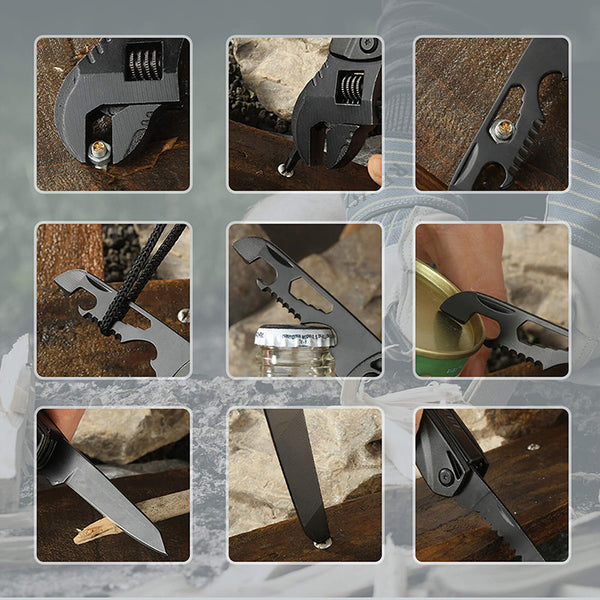 Hanboost M1 12-in-1 Multitool Wrench for Everyday Repairs and Outdoor Adventures