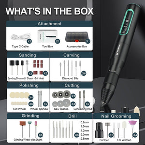 Hanboost S2 Cordless Rotary Multi-Tool Kit Electric Grinder