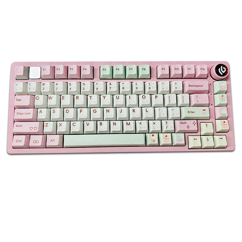 PIWIJOY Summer Dessert Cherry Proflie Keycap Set 146 Keys - WhatGeek