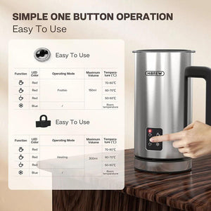 HiBREW M3 4-in-1 Multifunctional Milk Frother