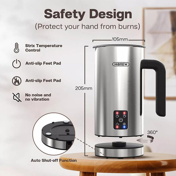HiBREW M3 4-in-1 Multifunctional Milk Frother