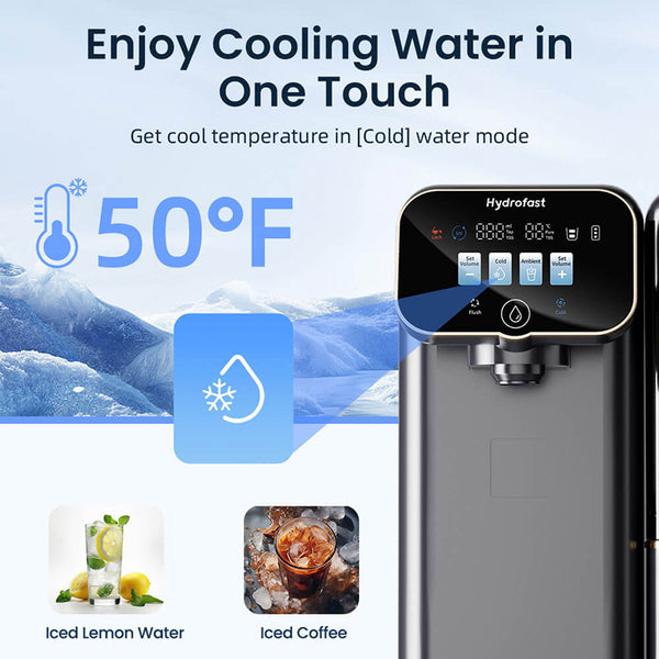 Hydrofast C100 Countertop RO Water Filter 6-Stage Filtration