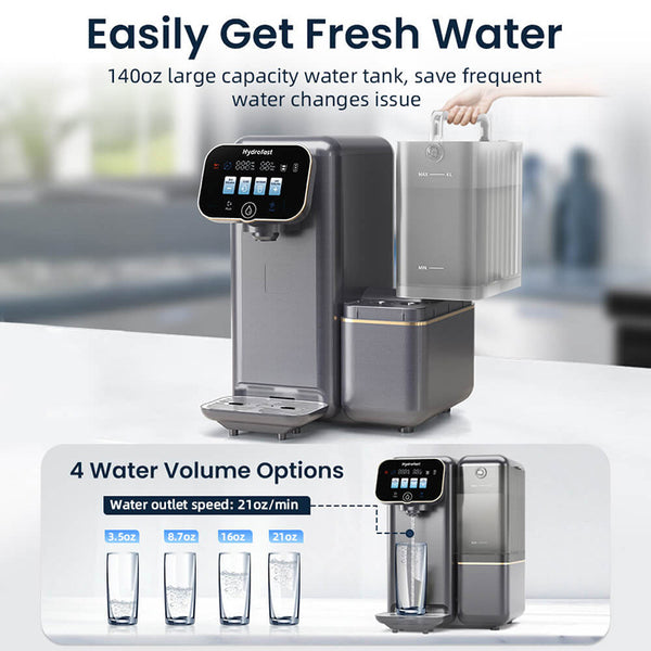 Hydrofast C100 Countertop RO Water Filter 6-Stage Filtration
