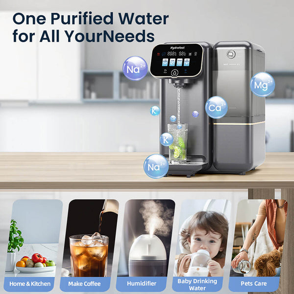 Hydrofast C100 Countertop RO Water Filter 6-Stage Filtration