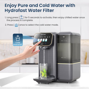 Hydrofast C100 Countertop RO Water Filter 6-Stage Filtration
