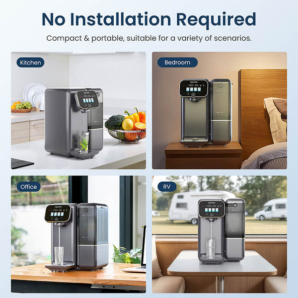 Hydrofast C100 Countertop RO Water Filter 6-Stage Filtration