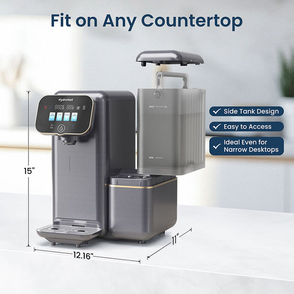 Hydrofast C100 Countertop RO Water Filter 6-Stage Filtration