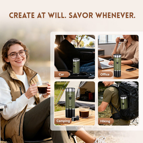 Hydrofast PO-100 Portable Espresso Maker Travel Coffee Machine