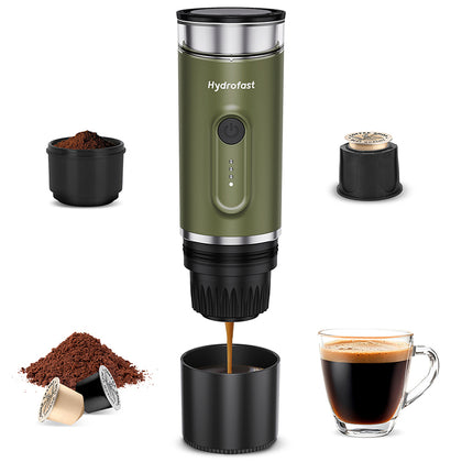 Hydrofast PO-100 Portable Espresso Maker Travel Coffee Machine