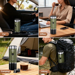 Hydrofast PO-100 Portable Espresso Maker Travel Coffee Machine