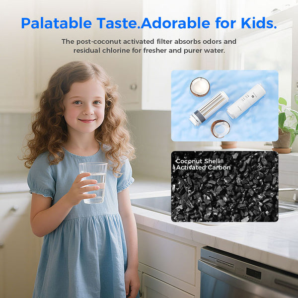 Hydrofast UB200T 800G Undersink RO Water Filter 9-Stage Filtration