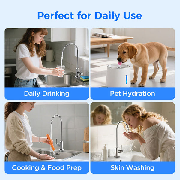 Hydrofast UB200T 800G Undersink RO Water Filter 9-Stage Filtration