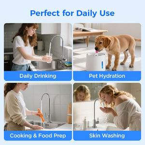 Hydrofast UB200T 800G Undersink RO Water Filter 9-Stage Filtration