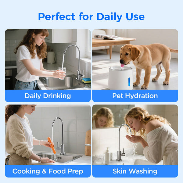 Hydrofast UB200T 800G Undersink RO Water Filter 9-Stage Filtration