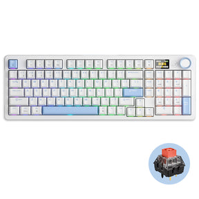 Clavier mécanique sans fil à écran LED JAMESDONKEY RS2 3.0
