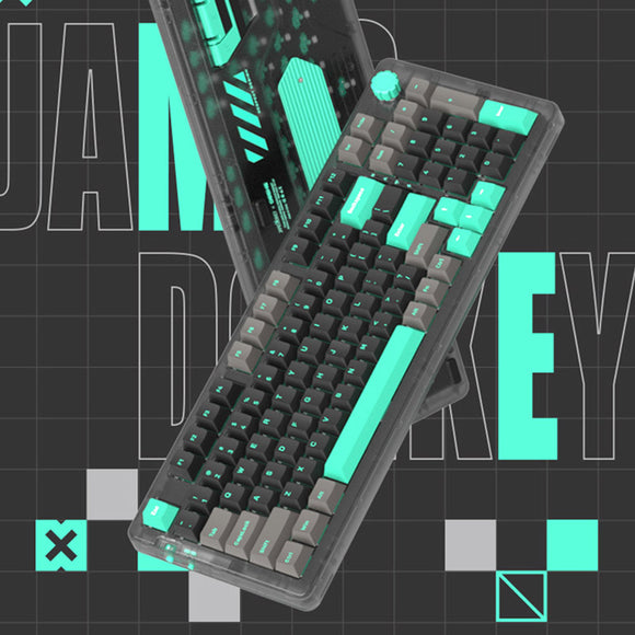 JAMESDONKEY RS6 Hot-Swap-fähige kabellose mechanische Tastatur