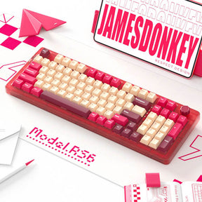 JAMESDONKEY RS6 Hot-Swap-fähige kabellose mechanische Tastatur