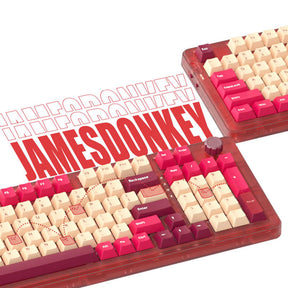 JAMESDONKEY RS6 Hot-Swap-fähige kabellose mechanische Tastatur